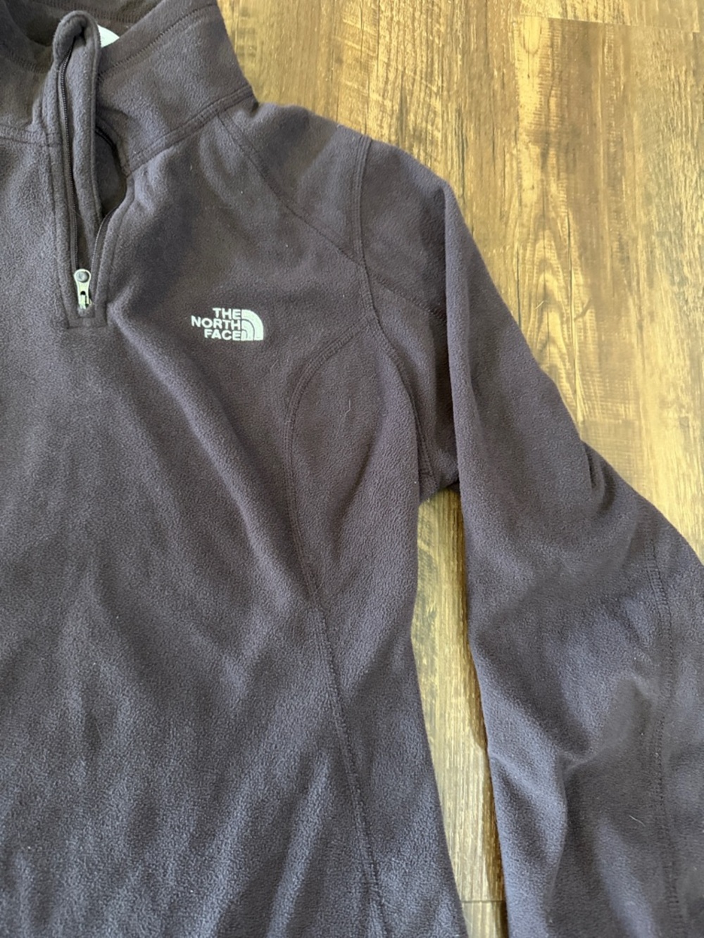 The North Face Women's Half-Zip Fleece Pullover Dark Purple Size Medium - Picture 5 of 10